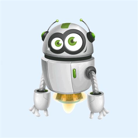 Flying Robot Animated GIFs Collection GraphicMama