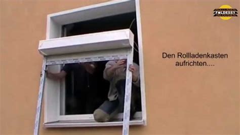 Beste wärmedämmung durch hochwertiges dämmmaterial. Foeldessy: Rollladen Fertigelemente selber einbauen - YouTube