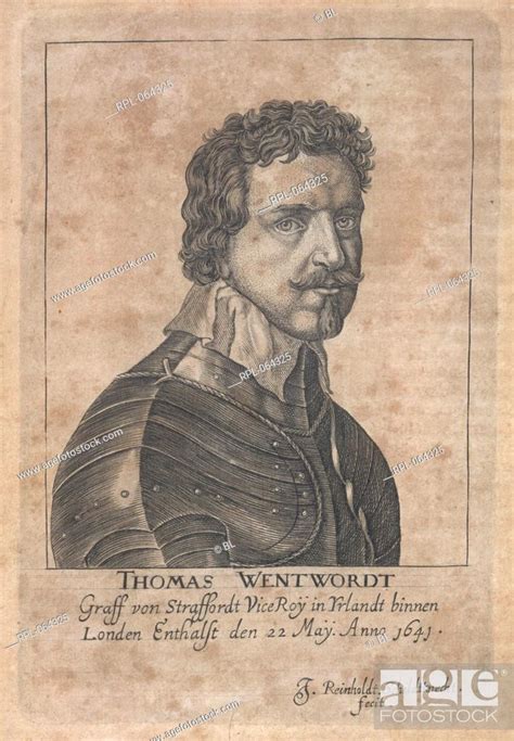 Thomas Wentworth 1st Earl Of Strafford 1593 1641 English Politician