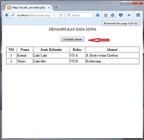 Cara Membuat Data Tabel Di Php Images