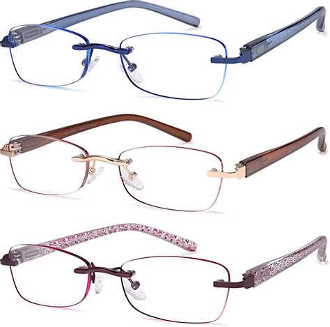 3 Pack Rimless Reading Glasses For Dealing Full Price Reduction