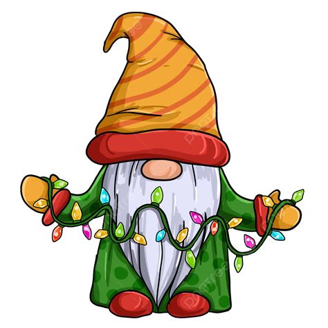 Christmas Gnomes Clipart Png Images Christmas Gnome Holding Light