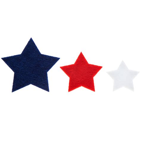 Red White And Blue Star Felt Stickers Hobby Lobby 139550