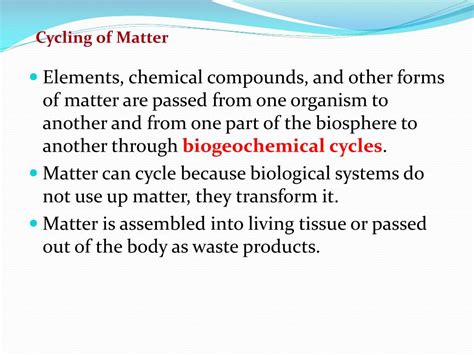 Ppt Cycles Of Matter Powerpoint Presentation Free Download Id2863072