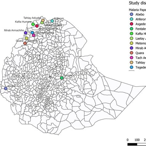 Study Districts In Amhara Tigray Oromia And Gambella Regions Ethopia