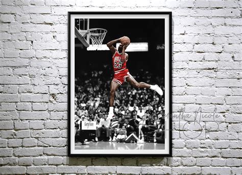 Michael Jordan Dunk Contest Poster