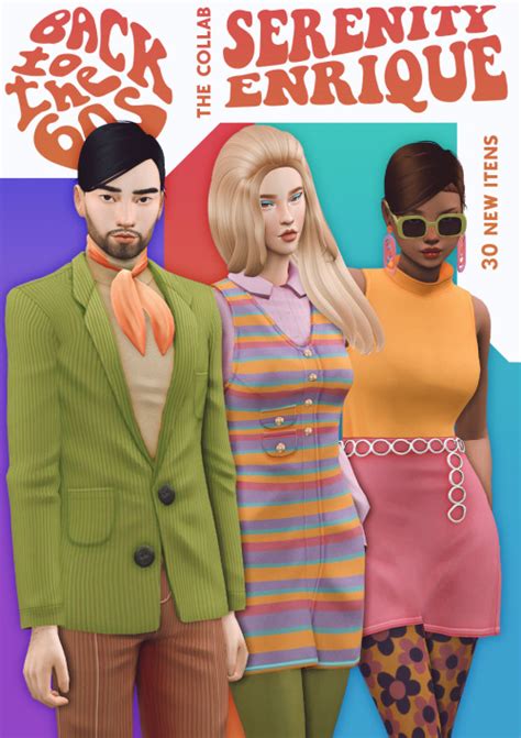 Serenity Cc Back To The 60s Enrique X Serenity Sims 4 Sims 4