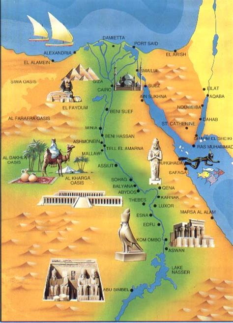 Egypt Map And Egypt Satellite Images