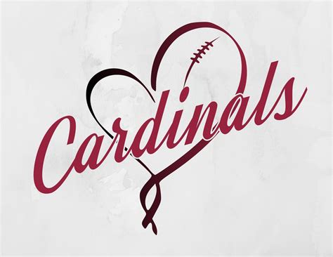 Cardinals Svg Football Svg Digital File Cut File Sports Cardinals