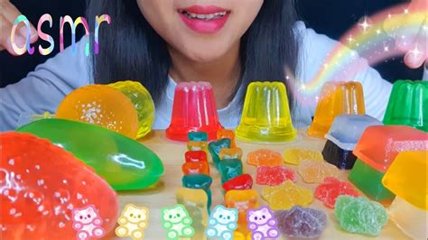 Asmr Rainbow Foods Jelly Party Gummy Jelly Jelly Noodles Mini Bear