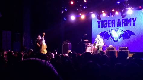 Tiger Army Firefall Brand New Song First Time Live Youtube