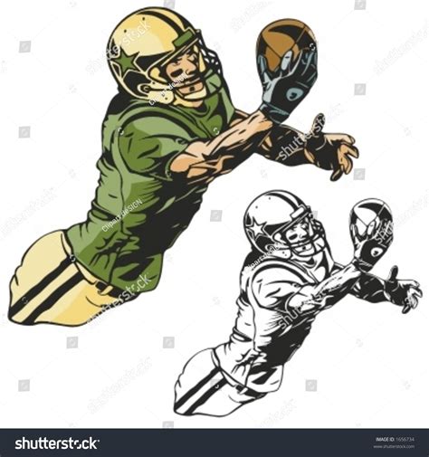 American Football Player Vector Illustration 1656734