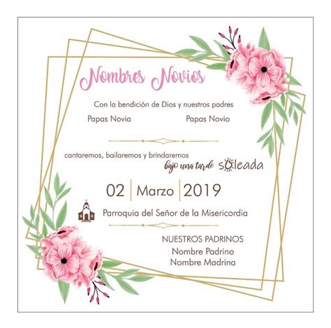 Formatos Para Hacer Invitaciones