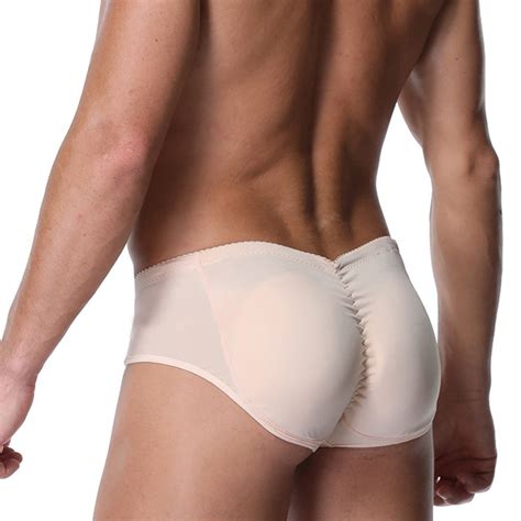 Garteder Mens Padded Underwear Butt Lifter Hip Enhancing Perfect Shaper Mat Stretch Cotton Sexy