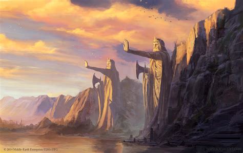 The Argonath Lord Of The Rings Tcg By Jcbarquet On Deviantart