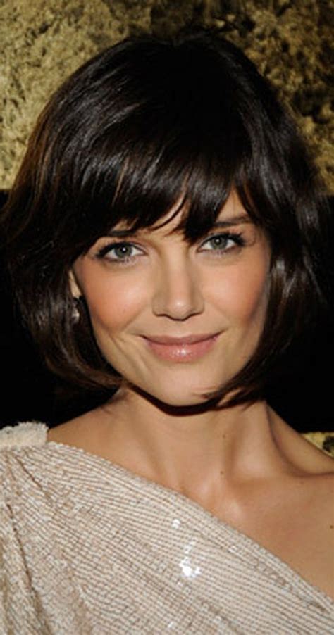 Katie Holmes Short Hair 20 Best Hairstyles For Short Hair With Bangs