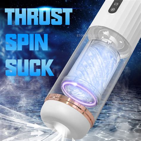 Automatic Male Masturbator Telescopic Rotation Sucking Silicone Vagina Masturbation Sex Toys For