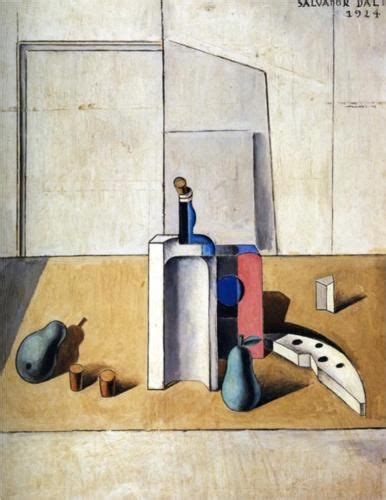 Salvador Dali 1904 1989 Cubism Still Life 1924 Salvador