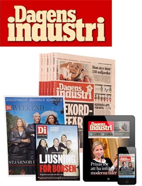 Dagens Industri - Prenumerera på DI till kampanjpris
