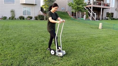Step N Tilt Lawn Aerator Version 3 With Container Snt3c Youtube