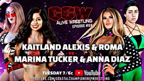 Ccw Alive Wrestling Episode Furious Roma Feat Marina Tucker
