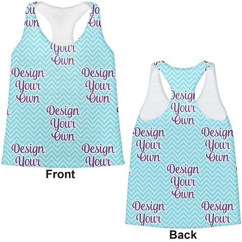 Design Your Own Womens Racerback Tank Top 2x Large Personalized Youcustomizeit