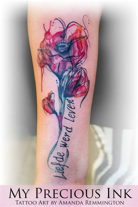 Watercolor Poppy Tattoo Watercolor Poppy Tattoo Poppies Tattoo Tattoos