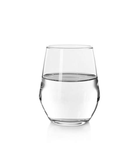 Premium Photo Glass Of Water On The White Background Close Up