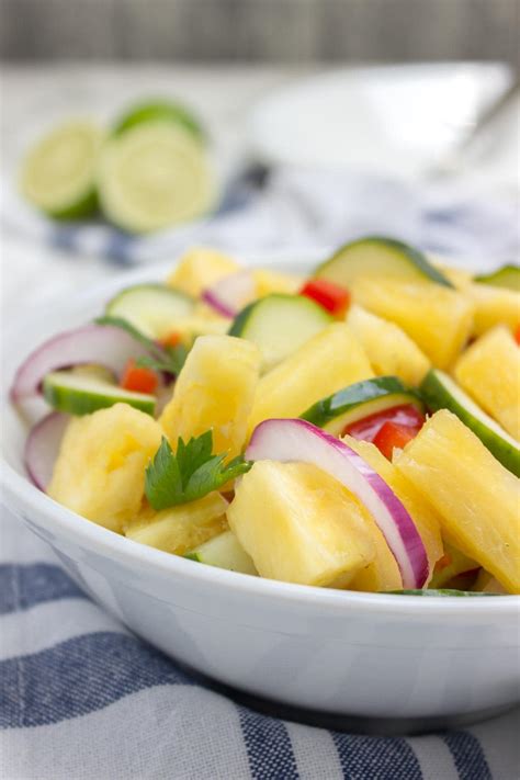 Pineapple Cucumber Salad Natalies Health