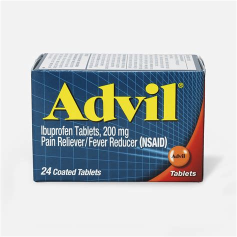 Advil Pain Reliever And Fever Reducer Coated Tablets 200mg