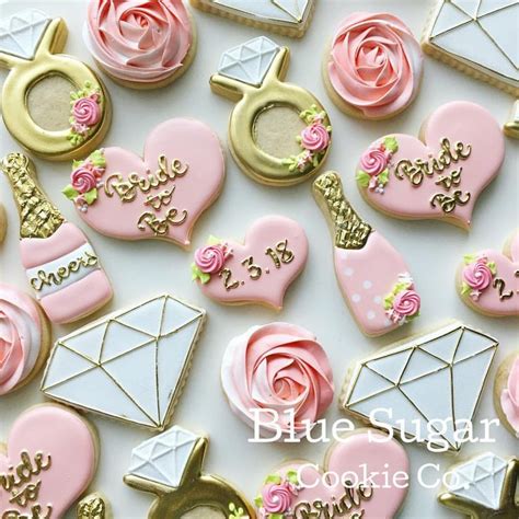 Sugar cookies are a delicious treat; decorated cookies for a bridal shower | cookie decorating ...