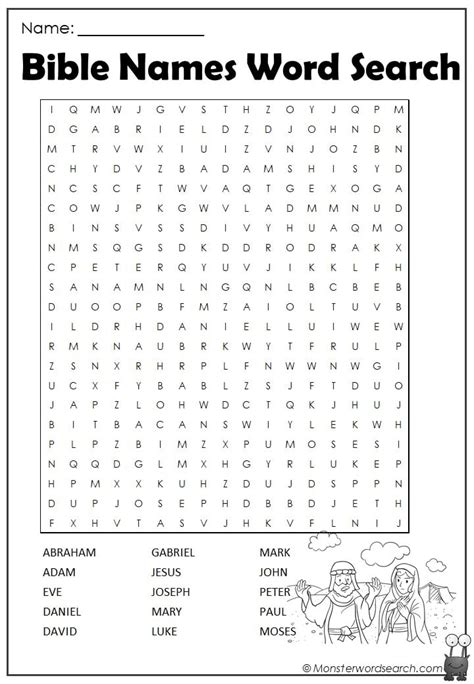 Printable Bible Word Search Puzzles Letter Words Unleashed