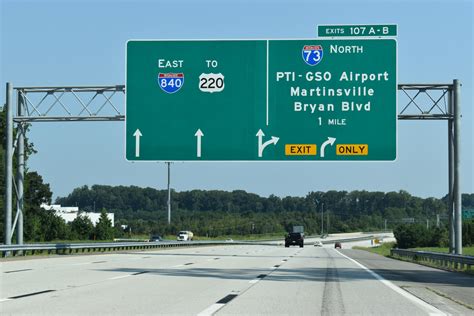 Interstate 73 North Greensboro To Summerfield Aaroads North Carolina
