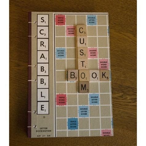 Custom Scrabble Book Large Format