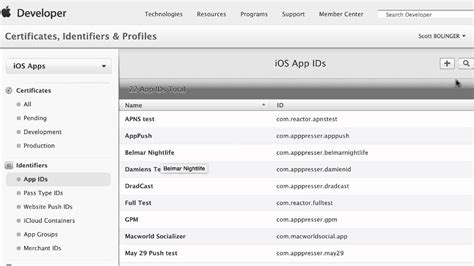 Ios Provisioning Profile For Phonegap Build Youtube