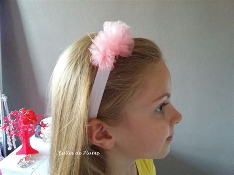 Bulles De Plume Diy Bandeau Fleurs Organza