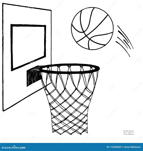 Basketball Hoop Drawing ~ Basketball Hoop Drawing Getdrawings