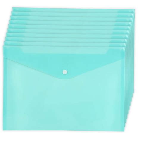 Cyanoak Plastic Envelopes Poly Envelope Folder Clear Plastic Reusable