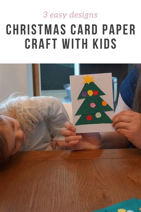 How To 3 Easy Christmas Card Crafts To Make With Young Kids Wave To