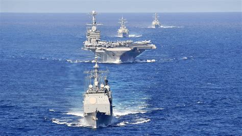 Navy Carrier Group Sets Sail Without Its Carrier As Maintenance ...