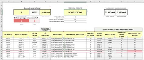 Formatos De Inventarios Formatos En Excel De Metodos De Valoracion De