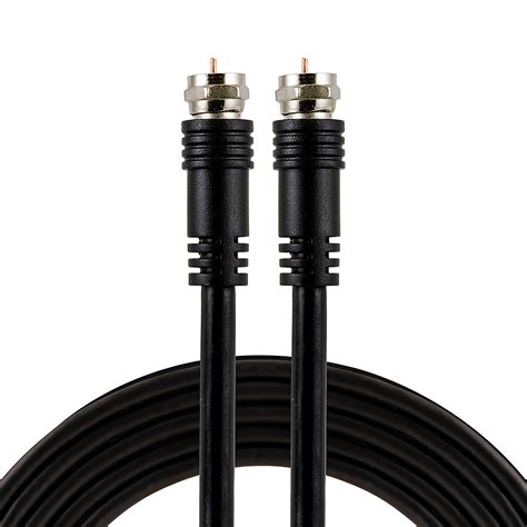 Ge Rg6 Coaxial Cable 25 Ft F Type Connectors Double