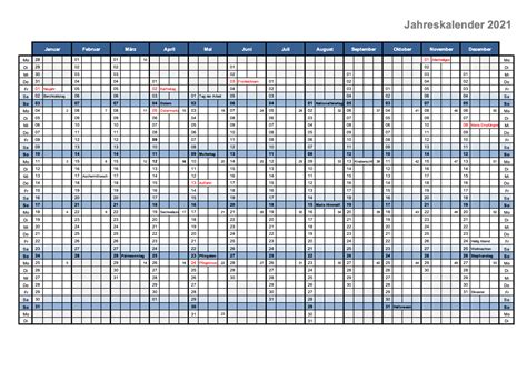 Der kostenlose urlaubsplaner bietet in excel eine gute übersicht über die urlaubsplanung aller mitarbeiter. Kalender 2021 Schweiz (Excel & PDF) | Schweiz-Kalender.ch