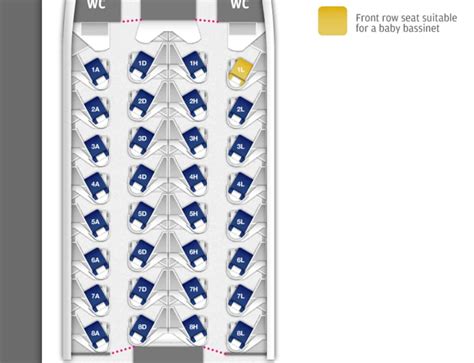 A Business Class Seat Map Image To U