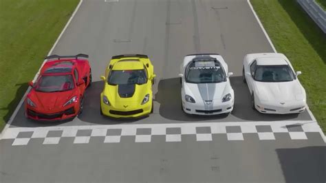 Chevy Corvette Z06 C8 C7 C6 And C5 Hit The Track In Promo Video