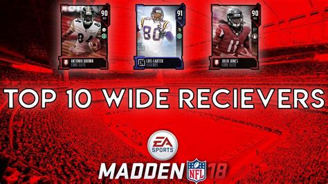 Top 10 Wrs In Mut 18 Madden 18 Ultimate Team Youtube