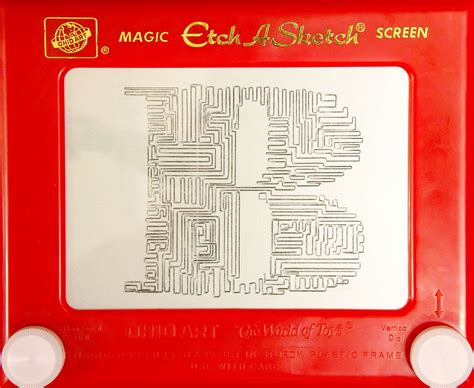 Magic Etch A Sketch Screen At Explore Collection