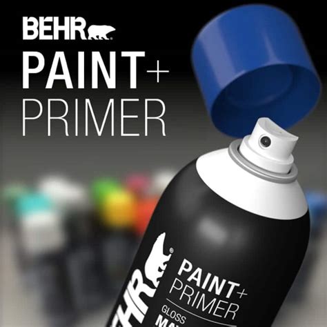 Behr Premium 12 Oz 52 White Matte Interiorexterior Spray Paint And