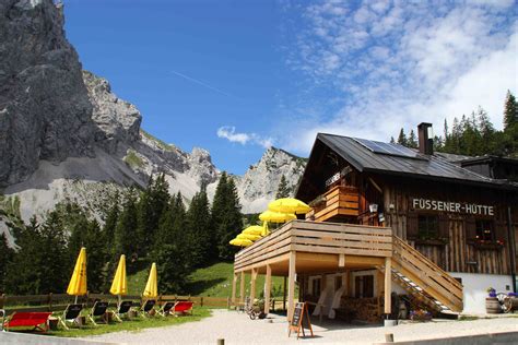 Füssener Hütte Tirol Touren Wetter Zimmer Bergwelten