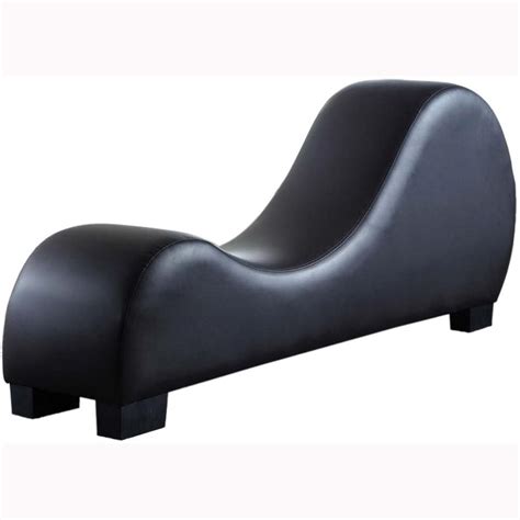 Chaise Lounge Chair Venetian Worldwide Versa Chair Black Leatherette Curved Back Chaise Lounge